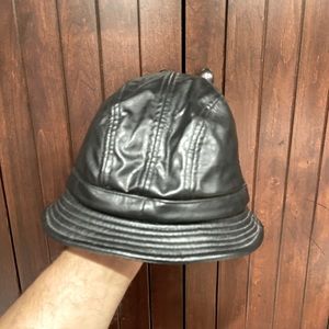 PU leather hat